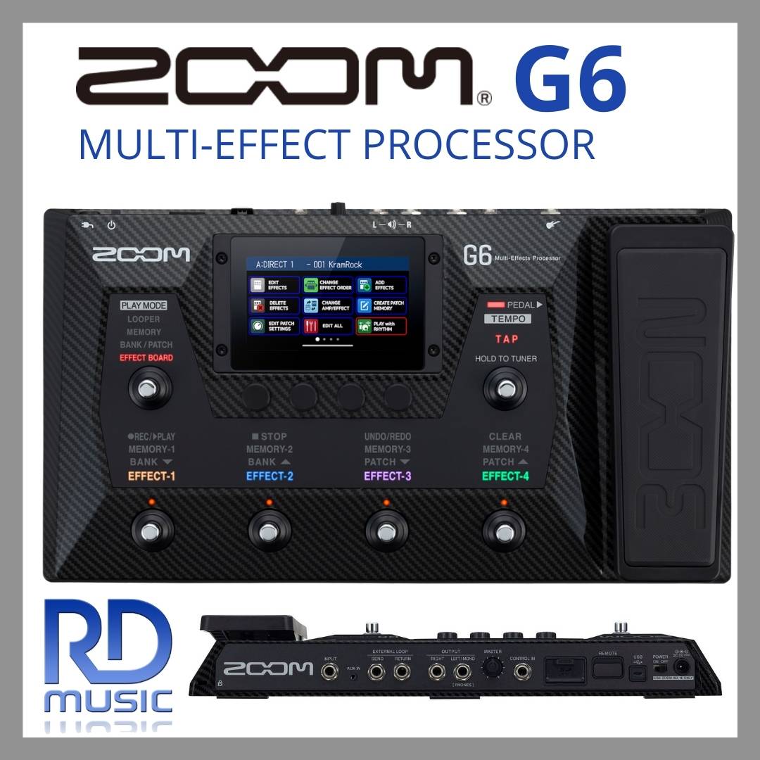 ZOOM G6 Guitar Multi Effect | RD Music